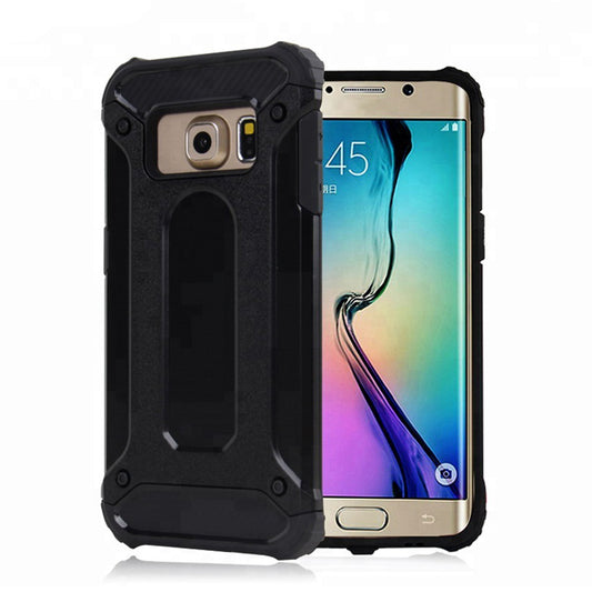 Custodia per Samsung Galaxy S6 G920, Techsuit, Hybrid Armor, Nera
