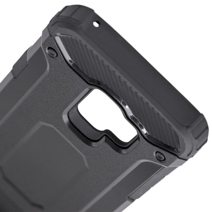 Custodia per Samsung Galaxy S9 G960, Techsuit, Hybrid Armor, Nera