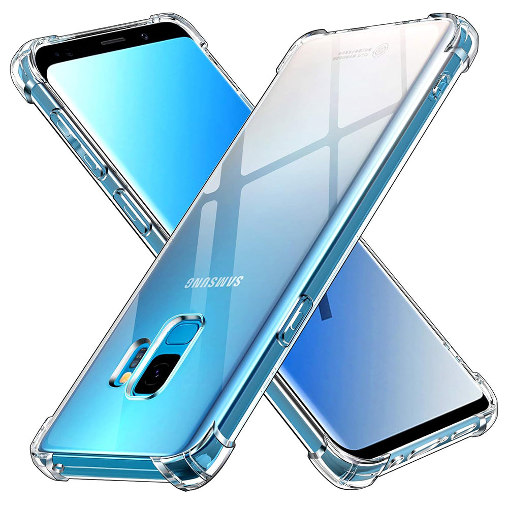 Custodia per Samsung Galaxy S9 G960, Techsuit, Shockproof Clear, Trasparente