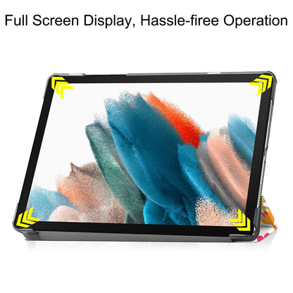 Custodia per Samsung Galaxy Tab A11+ / Tab A9+, Techsuit, FoldPro Butterfly, Multicolore