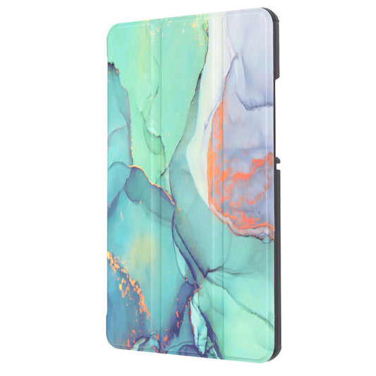 Hülle für Samsung Galaxy Tab A11+ / Tab A9+, Techsuit, FoldPro Green Time, Mehrfarbig