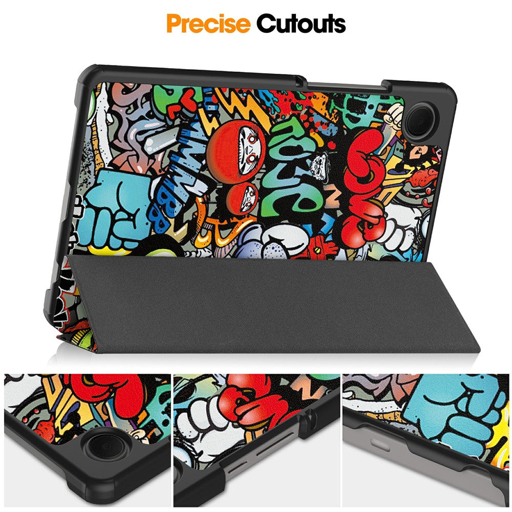 Custodia per Samsung Galaxy Tab A11 / Tab A9, Techsuit, FoldPro Urban, Multicolore