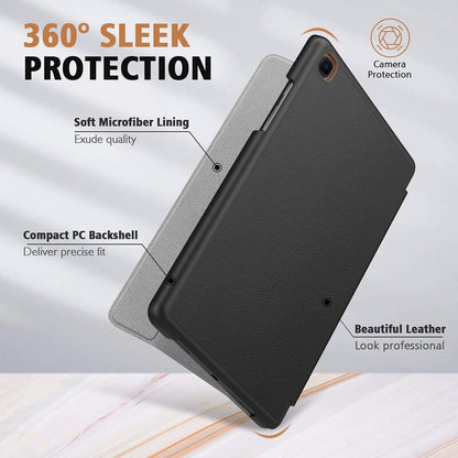 Custodia per Samsung Galaxy Tab A7 Lite, Techsuit, FoldPro, Nera