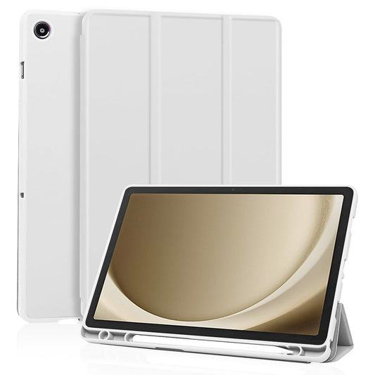 Custodia per Samsung Galaxy Tab A9+, Techsuit, Flex Trifold, Grigio
