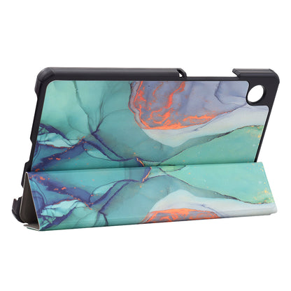 Étui pour Samsung Galaxy Tab A11 / Tab A9, Techsuit, FoldPro Green Time, Multicolore