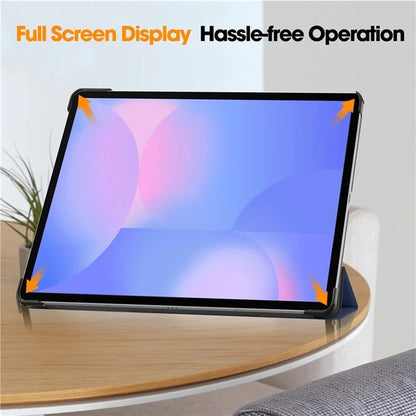 Hülle für Samsung Galaxy Tab S10 FE+, Techsuit, FoldPro, Rot