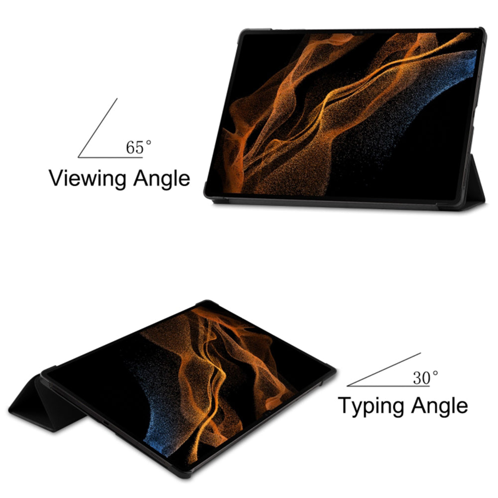 Étui pour Samsung Galaxy Tab S10+ / Tab S9 FE+ / Tab S9+, Techsuit, FoldPro, Noir