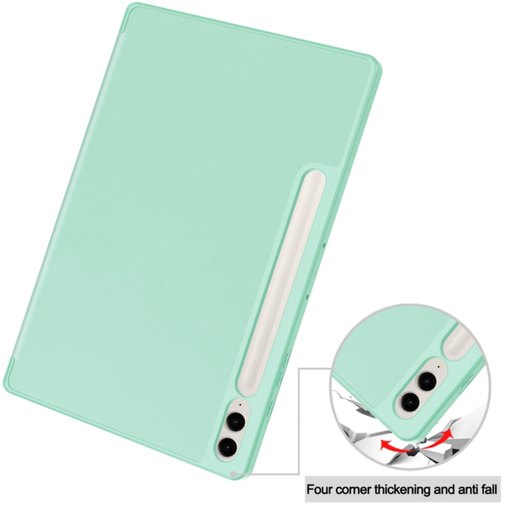 Custodia per Samsung Galaxy Tab S10 Ultra / Tab S9 Ultra, Techsuit, Flex Trifold, Nera