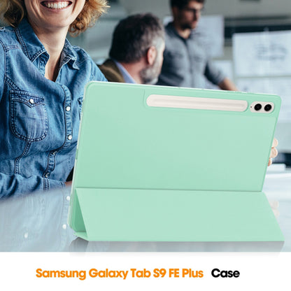 Custodia per Samsung Galaxy Tab S10 Ultra / Tab S9 Ultra, Techsuit, Flex Trifold, Nera