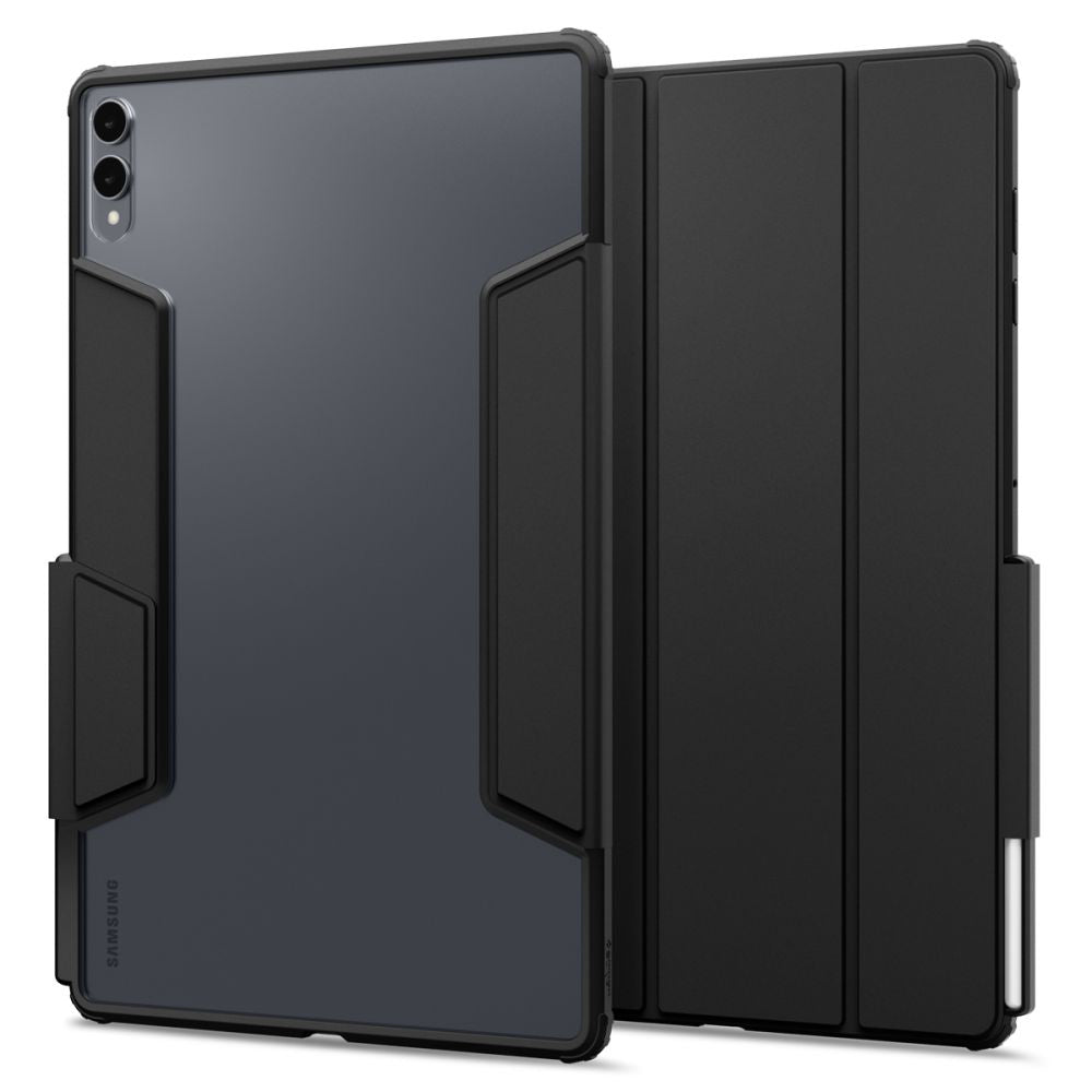 Custodia per Samsung Galaxy Tab S11 Ultra, Spigen, Ultra Hybrid Pro, Nera