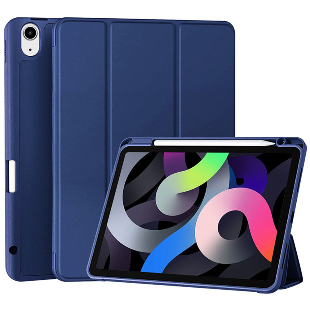Custodia per Samsung Galaxy Tab S11 Ultra, Techsuit, Flex Trifold, Blu Scuro