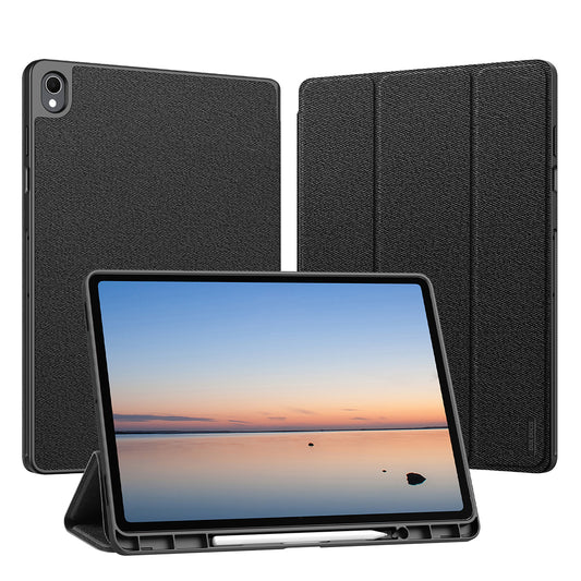 Étui pour Samsung Galaxy Tab S12 Plus, DUX DUCIS, Domo avec porte-stylet, noir