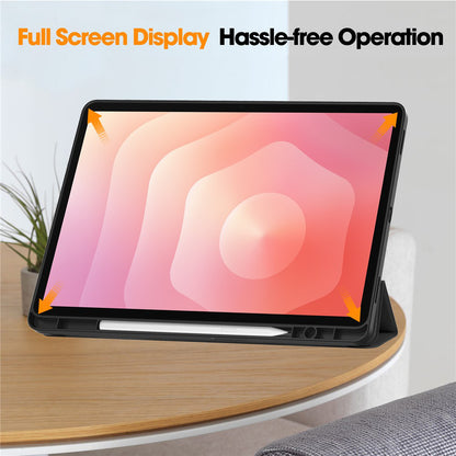 Housse pour Samsung Galaxy Tab S12 Plus, Techsuit, Flex Trifold, Violet