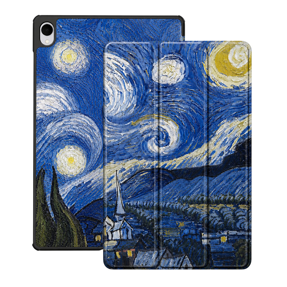 Custodia per Samsung Galaxy Tab S12 Plus, Techsuit, FoldPro Starry Night, Multicolore