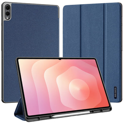 Custodia per Samsung Galaxy Tab S12 Ultra / Tab S11 Ultra, DUX DUCIS, Domo con portapenne, blu