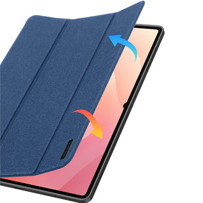 Custodia per Samsung Galaxy Tab S12 Ultra / Tab S11 Ultra, DUX DUCIS, Domo con portapenne, blu