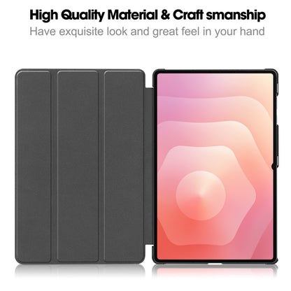 Coque pour Samsung Galaxy Tab S12 Ultra / Tab S11 Ultra, Techsuit, FoldPro Butterfly, Multicolore