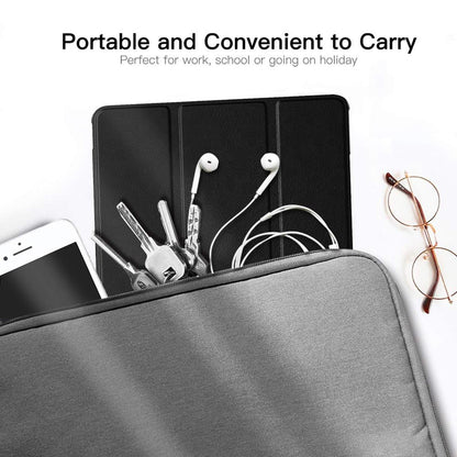 Custodia per Samsung Galaxy Tab S5e, Techsuit, FoldPro, Nera