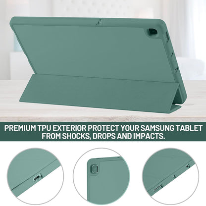 Coque pour Samsung Galaxy Tab S6 Lite (2024) / Tab S6 Lite (2022) / Tab S6 Lite (2020), Techsuit, Flex Trifold, Vert