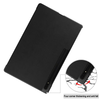 Custodia per Samsung Galaxy Tab S8 Ultra, Techsuit, FoldPro, Nera