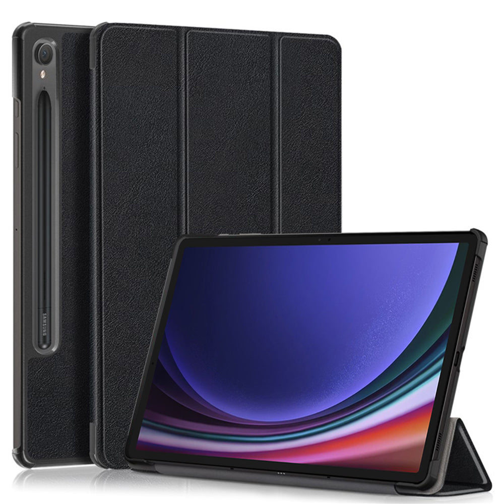 Custodia per Samsung Galaxy Tab S9 FE / Tab S9 / Tab S10 FE, Techsuit, FoldPro, Nera