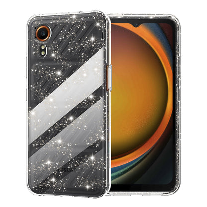 Hülle für Samsung Galaxy Xcover7 G556, Techsuit, SparkleSkin, Transparent