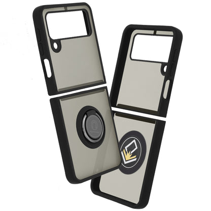 Custodia per Samsung Galaxy Z Flip3 5G F711, Techsuit, Glinth, Nera