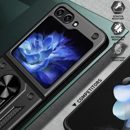Custodia per Samsung Galaxy Z Flip7 FE F761 / Z Flip6 F741, Techsuit, CamShield, Nera
