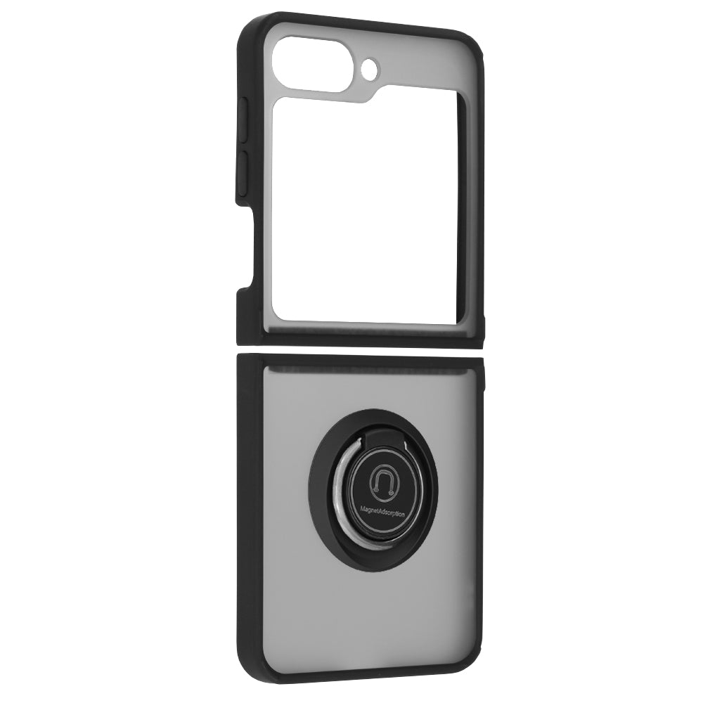 Case for Samsung Galaxy Z Flip7 FE F761 / Z Flip6 F741, Techsuit, Glinth, Black