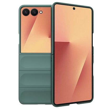 Coque pour Samsung Galaxy Z Flip7 F766, Techsuit, Magic Shield, Vert