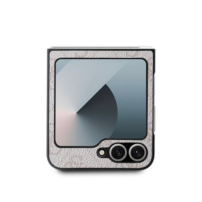 Étui pour Samsung Galaxy Z Flip7 FE F761 / Z Flip6 F741, Guess, Logo Métal 4G, Rose