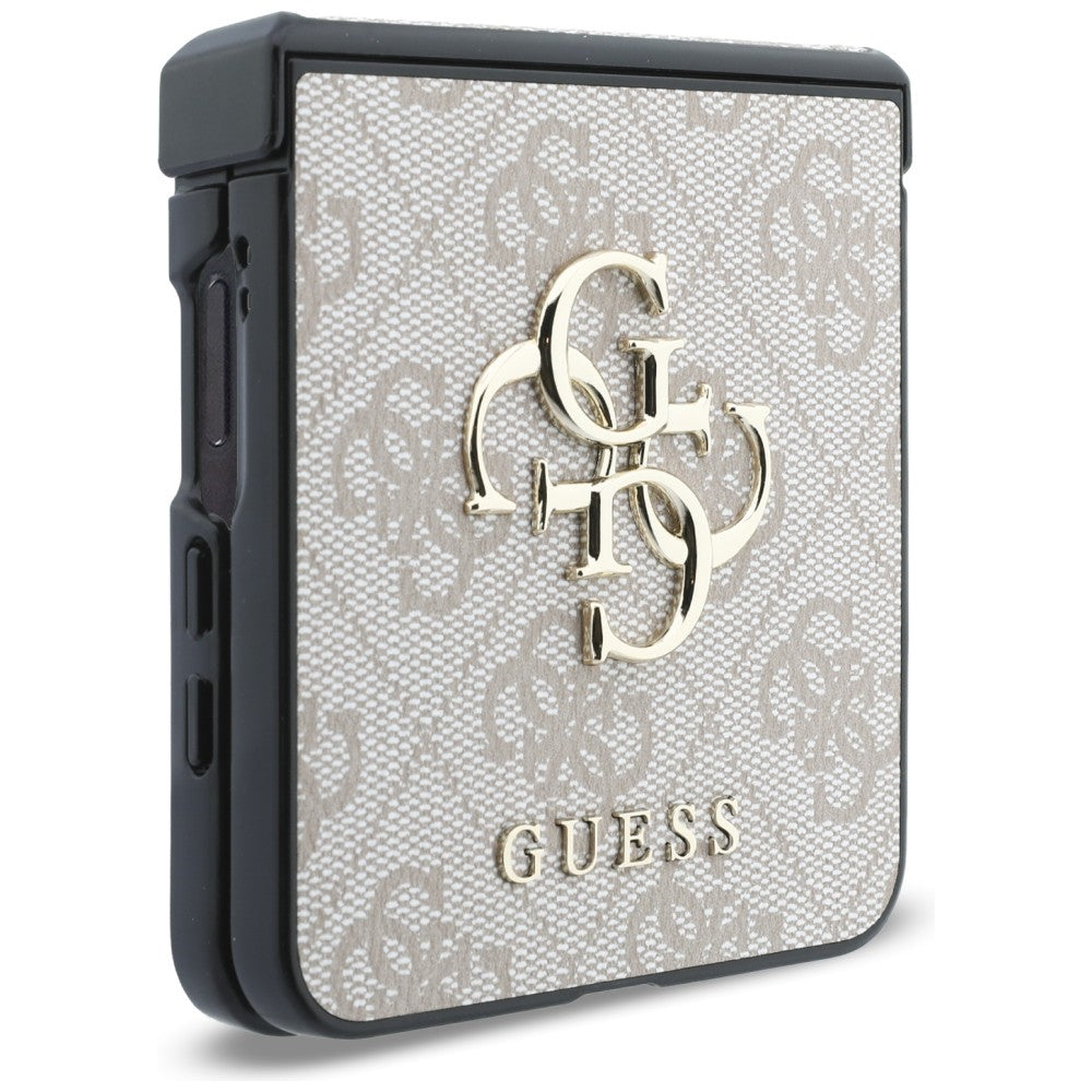 Custodia per Samsung Galaxy Z Flip8 F776, Guess, 4G Big Logo, Rosa