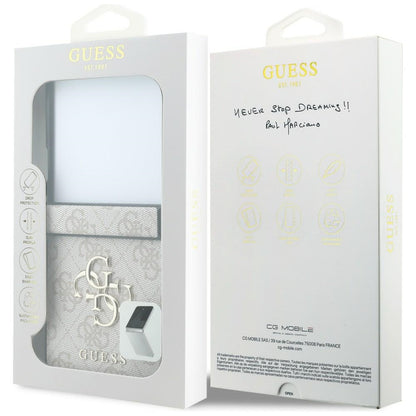 Custodia per Samsung Galaxy Z Flip8 F776, Guess, 4G Big Logo, Rosa