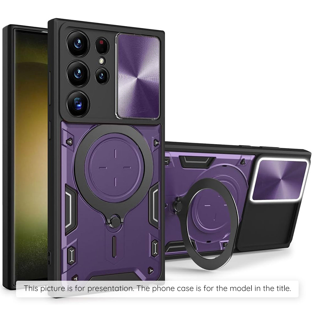 Custodia per Samsung Galaxy Z Flip8 F776, Techsuit, CamGuard Pro, Viola