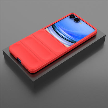Hülle für Samsung Galaxy Z Flip8 F776, Techsuit, Magic Shield, Rot