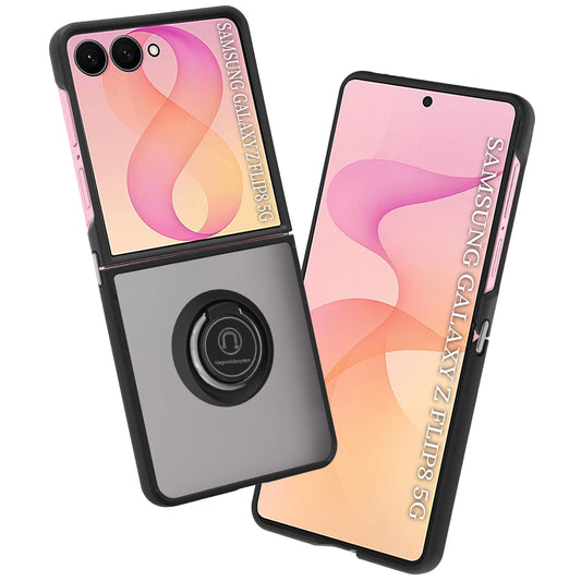 Hülle für Samsung Galaxy Z Flip8 F776 / Z Flip7 F766, Techsuit, Glinth, Schwarz