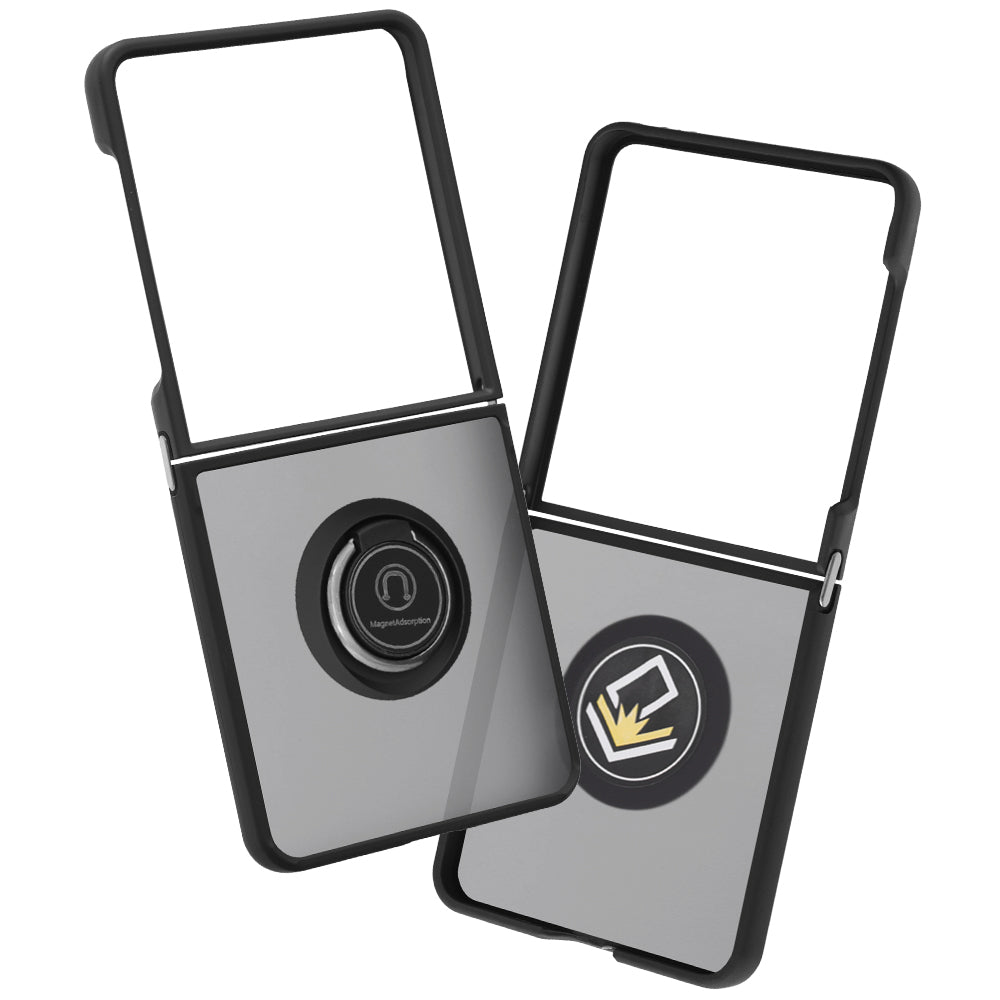 Custodia per Samsung Galaxy Z Flip8 F776 / Z Flip7 F766, Techsuit, Glinth, Nera