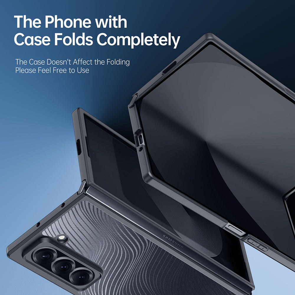 Custodia per Samsung Galaxy Z Fold Special, DUX DUCIS, Aimo, Nera
