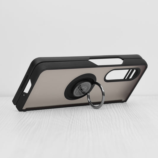 Custodia per Samsung Galaxy Z Fold3 5G F926, Techsuit, Glinth, Nera