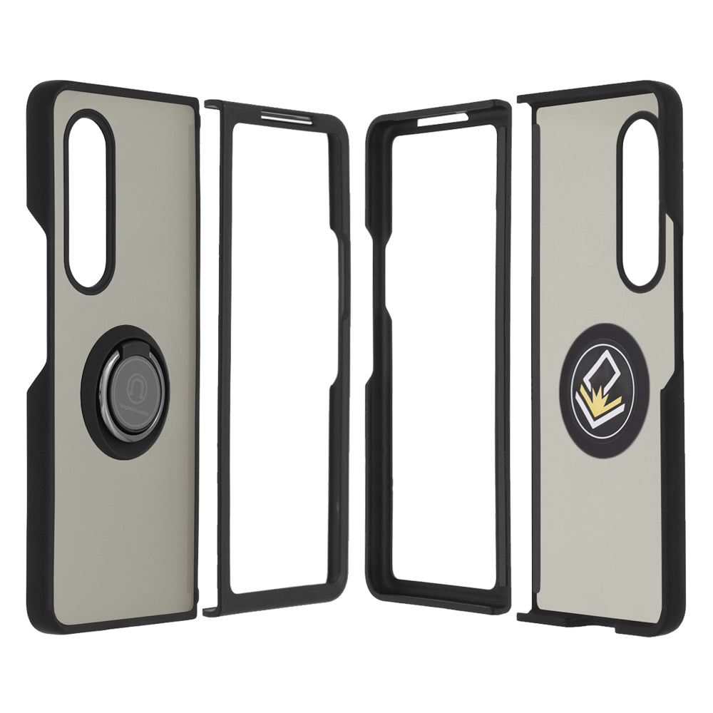 Custodia per Samsung Galaxy Z Fold3 5G F926, Techsuit, Glinth, Nera