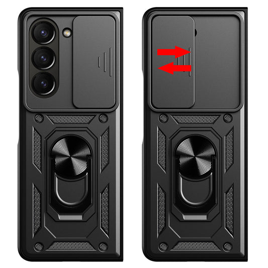 Custodia per Samsung Galaxy Z Fold5 F946, Techsuit, CamShield, Nera