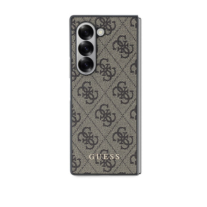 Custodia per Samsung Galaxy Z Fold6 F956, Guess, 4G, Marrone