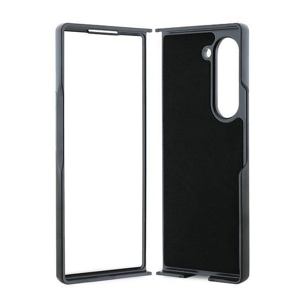 Étui pour Samsung Galaxy Z Fold6 F956, Karl Lagerfeld, Saffiano Karl & Choupette Metal, Noir