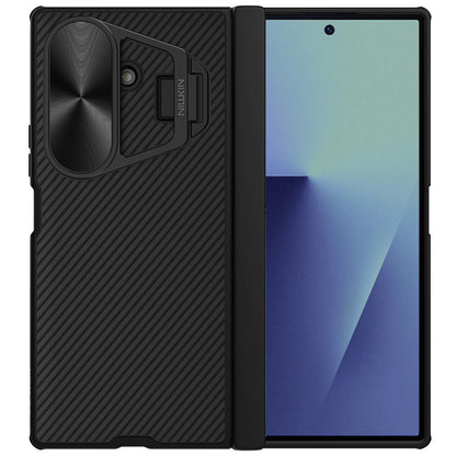 Custodia per Samsung Galaxy Z Fold7 F966, Nillkin, CamShield Prop con copertura metallica per lente, Nera