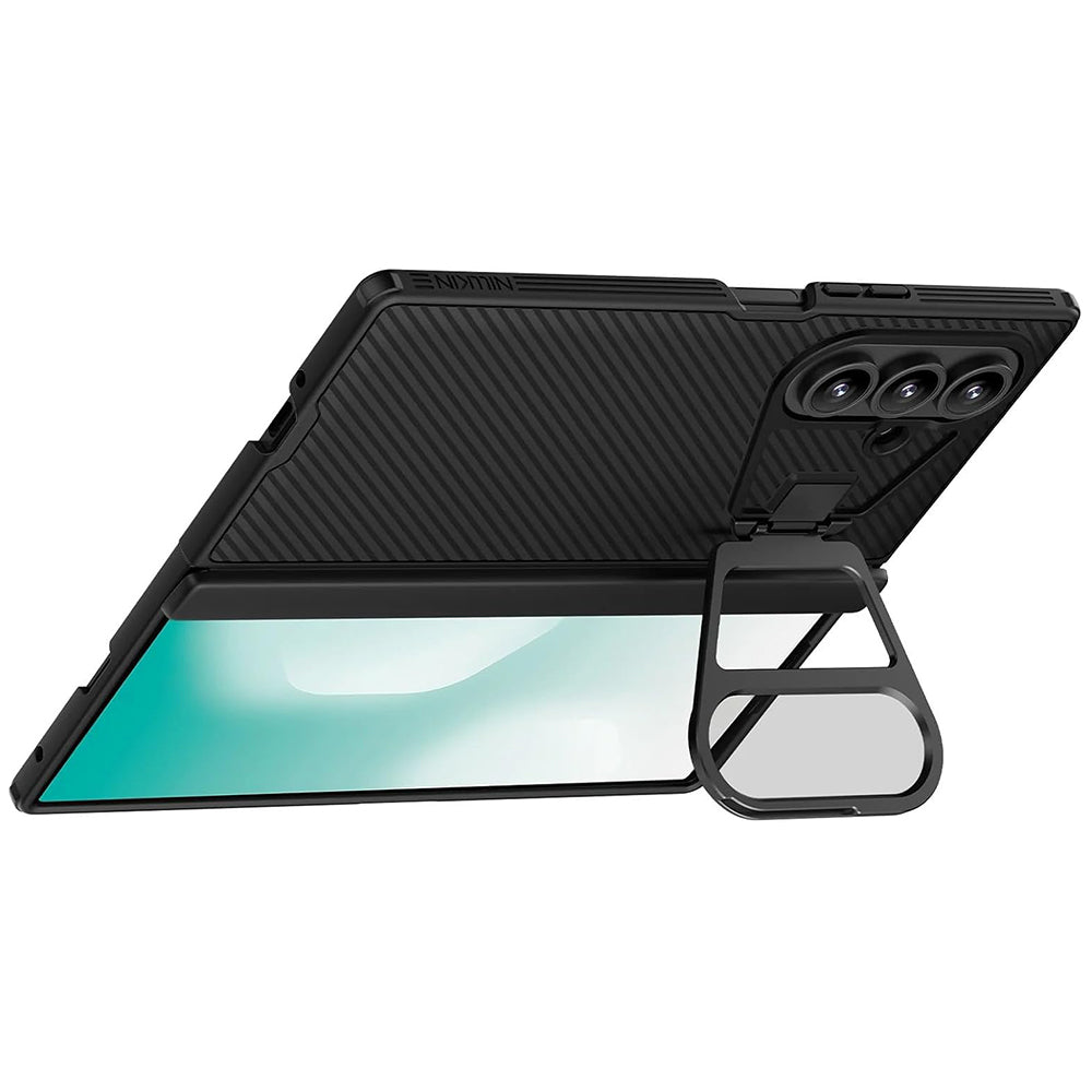 Case for Samsung Galaxy Z Fold7 F966, Nillkin, CamShield Prop with Transparent Lens Cover, Black