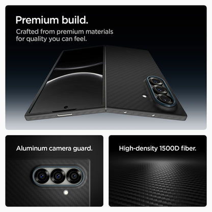 Case for Samsung Galaxy Z Fold7 F966, Spigen, Air Skin, Black ACS09555