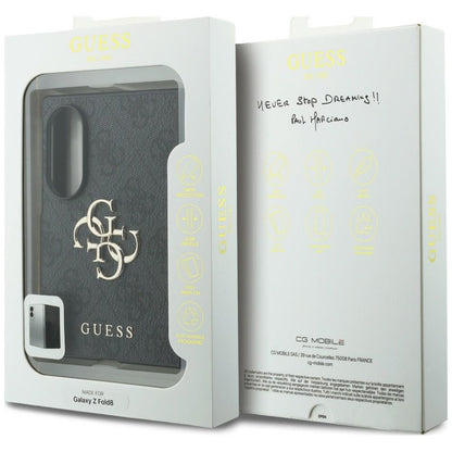 Coque pour Samsung Galaxy Z Fold8 F971, Guess, 4G Big Logo, Noire