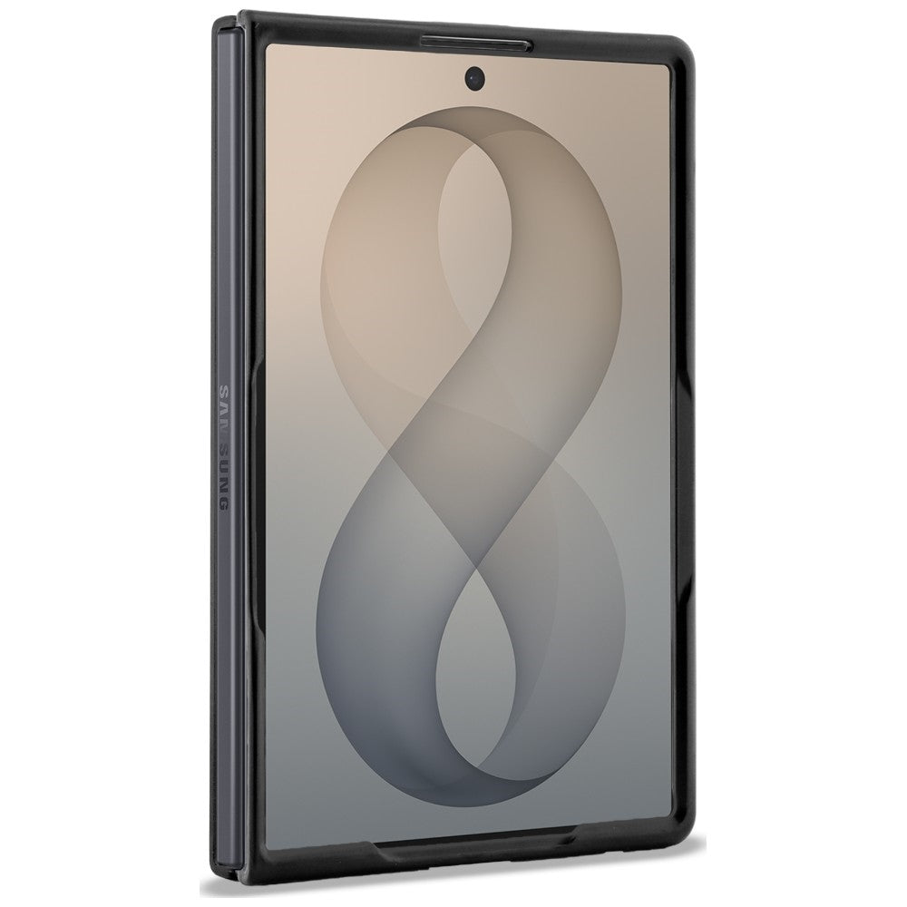 Hülle für Samsung Galaxy Z Fold8 F971, Karl Lagerfeld, Saffiano Karl & Choupette Metallpin, Schwarz