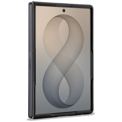Hülle für Samsung Galaxy Z Fold8 F971, Karl Lagerfeld, Saffiano Karl & Choupette Metallpin, Schwarz