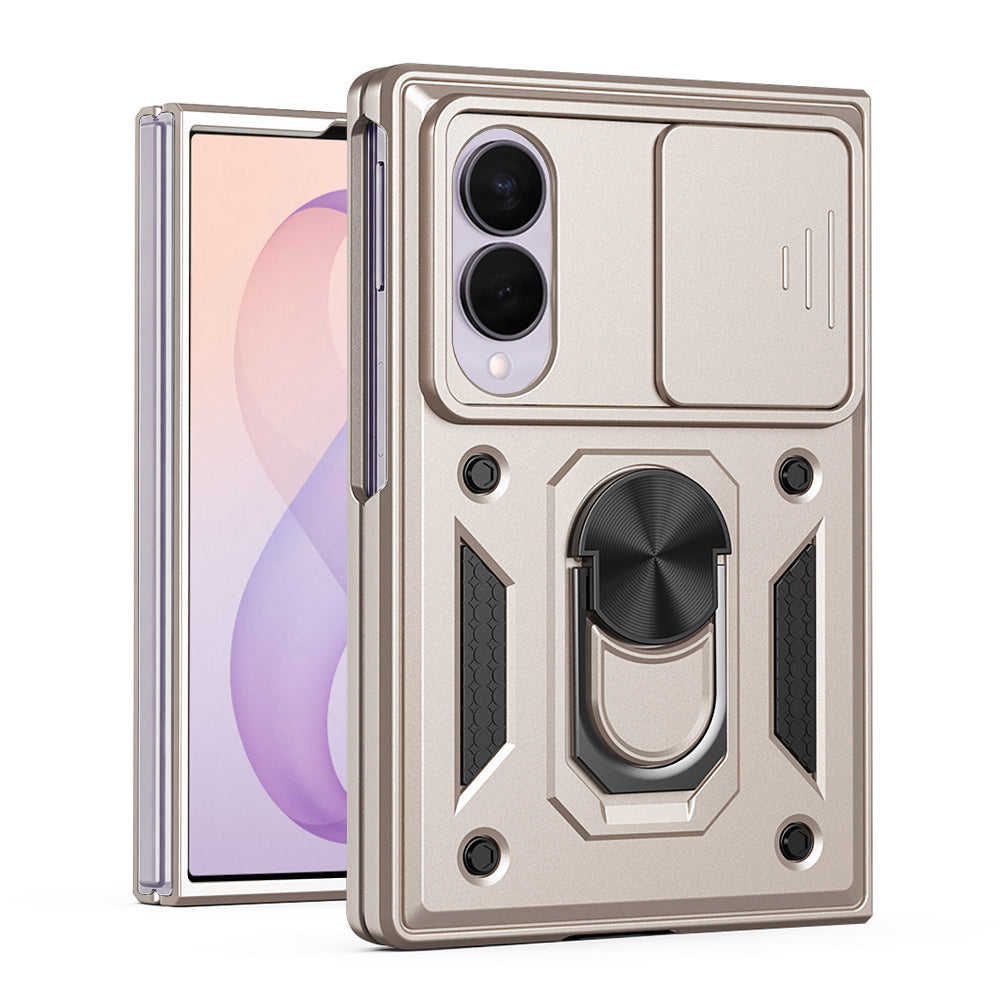 Custodia per Samsung Galaxy Z Fold8 F971, Techsuit, CamShield, Dorata